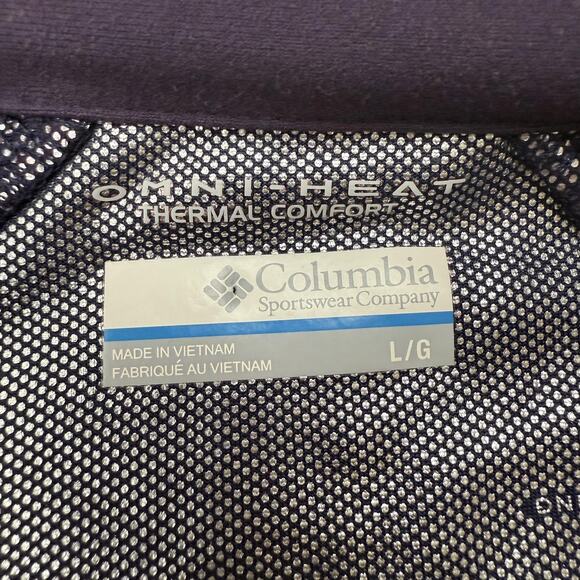 Columbia Jacket Womens Large Purple Omni Heat Fleece Full Zip Thermal Outdoor - Picture 4 of 9